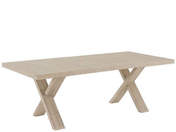 Universal Furniture Dockside Dining Table - Expansive Oak Table Extends From 86" To 118" For Versatile Dining & Entertaining Natural Oak  U533653-universal
