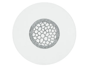 Universal Furniture Coral Dining Table - 60-inch Round Glass Top With Sculptural Coral-inspired Base For Coastal Elegance Antique Nickel  U533656n-60-universal