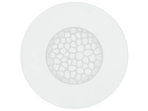 Universal Furniture Coral Dining Table - 54-inch Round Glass Top With Sculptural Base For Elegant Coastal Dining Spaces White  U533656-54-universal