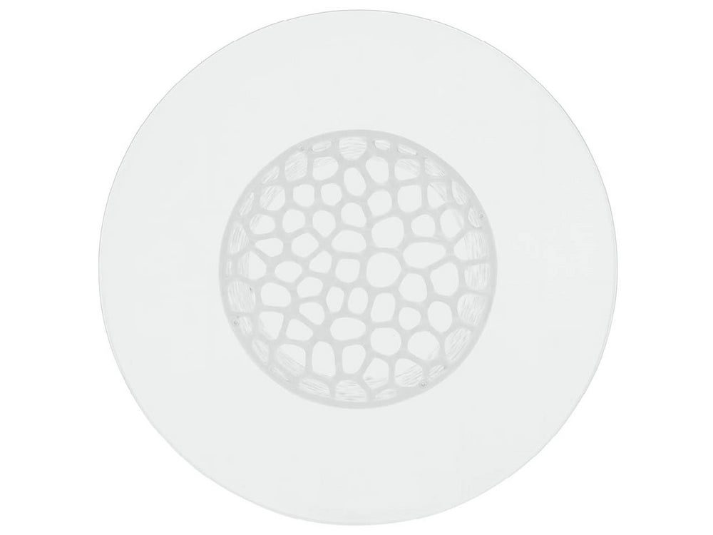 Universal Furniture Coral Dining Table - 60-inch Round Glass Top With Sculptural Coral-inspired Base For Coastal Elegance White  U533656-60-universal