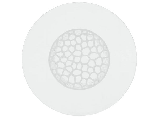 Universal Furniture Coral Dining Table - 60-inch Round Glass Top With Sculptural Coral-inspired Base For Coastal Elegance White  U533656-60-universal