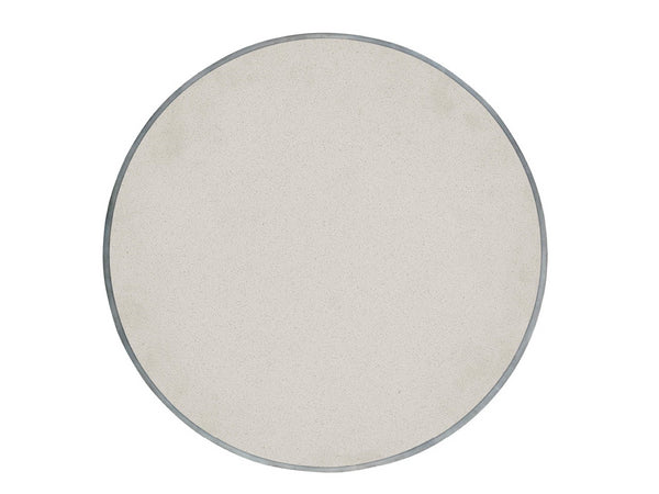 Universal Furniture Coral Round Side Table – Sculptural Elegance With Durable Quartz Top & Modern Coastal Design Gray  U533802n-universal