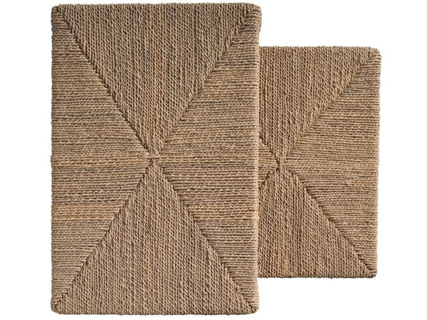 Universal Furniture Abaca Nesting Tables - Versatile Organic Tables Wrapped In Natural Fiber For Coastal Living Spaces Natural Tan  U533811-universal