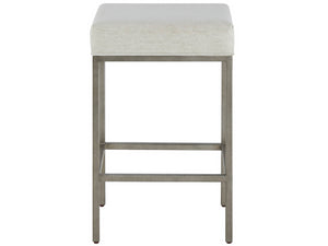 Universal Furniture Console Stool - 26-inch Oasis Design In Nomad Snow Fabric For Stylish Dining, Working & Entertaining Dockside Natural Tan Oak 92% Polyester,8% Linen U533816s-universal