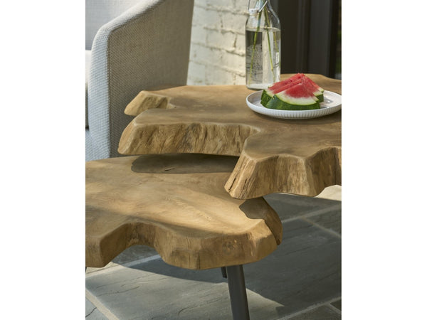 Universal Furniture Driftwood Nesting Tables: Coastal-inspired Teak Accent For Modern Homes, Versatile & Elegant Design Natural Teak  U533821-universal