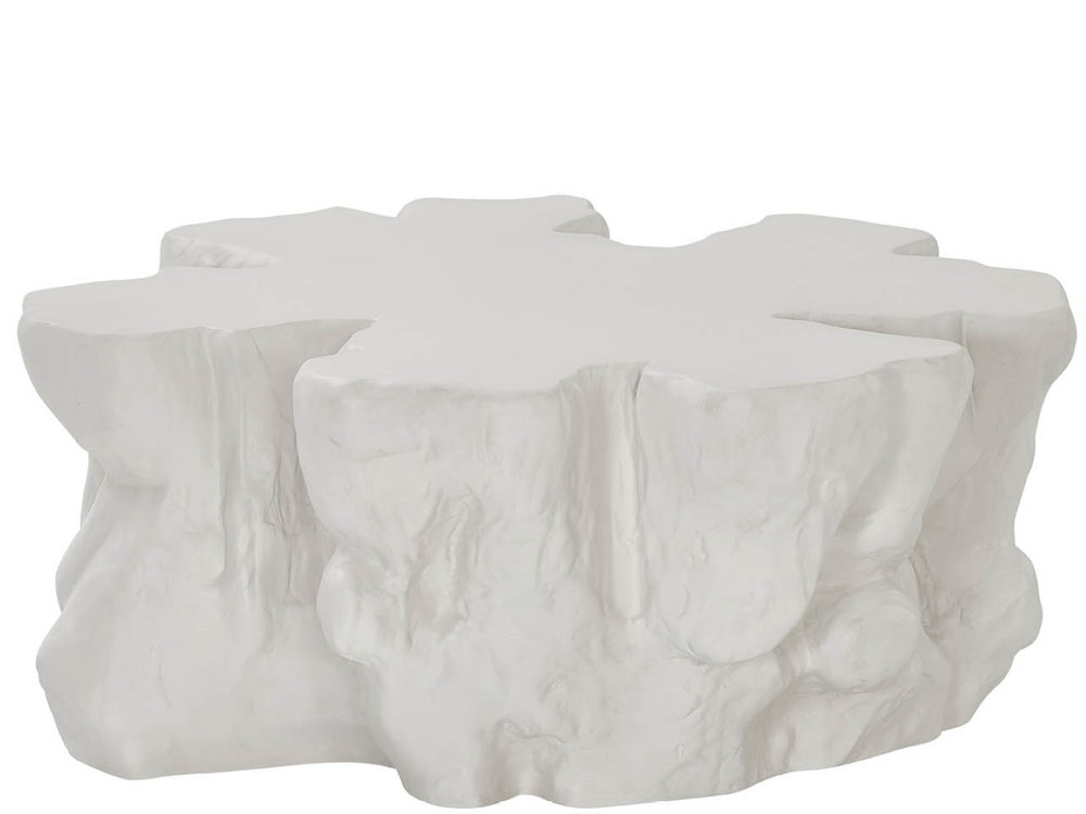 Universal Furniture Cliffside Cocktail Table - Unique White Concrete Design Inspired By Nature For Your Living Room White  U533818-universal
