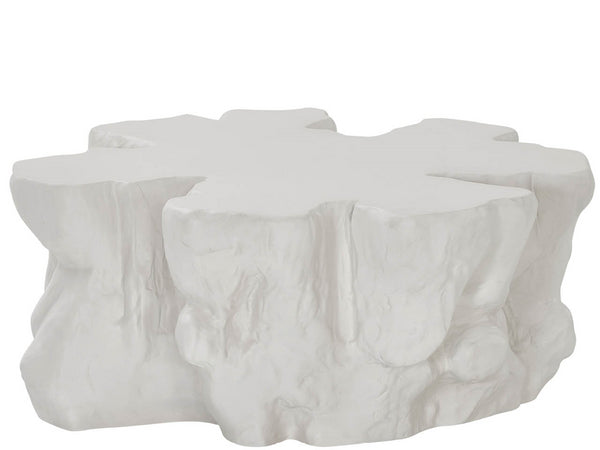 Universal Furniture Cliffside Cocktail Table - Unique White Concrete Design Inspired By Nature For Your Living Room White  U533818-universal
