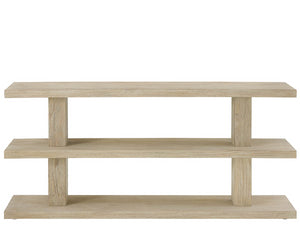 Universal Furniture Dockside Console Table - 68-inch Three-tier Design In Warm Oak For Coastal-style Home Decor Dockside Tan  U533829-universal