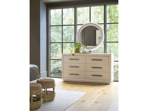 Universal Furniture Shoreline Dresser: Stylish 6-drawer Storage With Jewelry Trays And Sleek Bar Pulls For Your Home Shoreline White  U533a040-universal