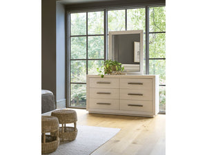 Universal Furniture Shoreline Dresser: Stylish 6-drawer Storage With Jewelry Trays And Sleek Bar Pulls For Your Home Shoreline White  U533a040-universal