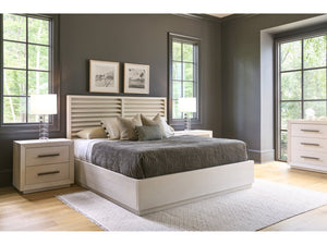 Universal Furniture Shoreline Nightstand - Modern Pine Design With Usb Ports And Stylish Bar Pulls For Bedroom Storage Shoreline White  U533a355-universal