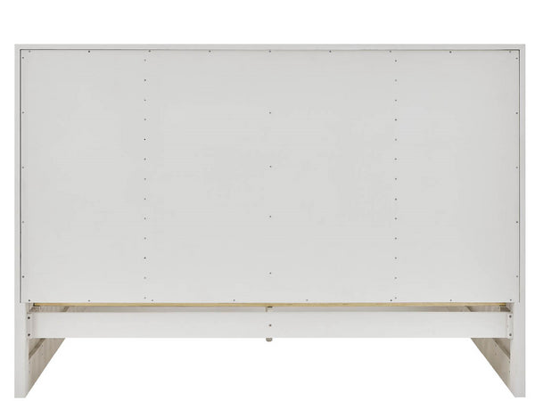 Universal Furniture Shoreline King Panel Bed – Coastal-inspired Design With Louvered Panels & Solid Pine Construction White Pine  U533a260b-universal