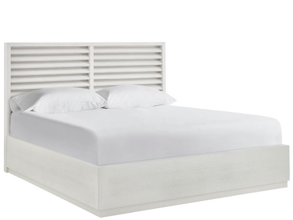 Universal Furniture Shoreline King Panel Storage Bed - Stylish Design With Spacious Storage, Perfect For Modern Bedrooms White Pine  U533a260sb-universal