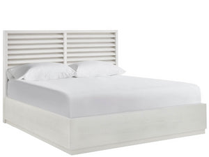 Universal Furniture Shoreline Queen Panel Storage Bed – Stylish Design With Ample Under-bed Storage For Clutter-free Living White Pine  U533a250sb-universal