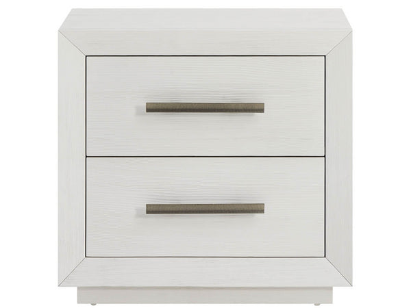 Universal Furniture Shoreline Nightstand - Modern Pine Design With Usb Ports And Stylish Bar Pulls For Bedroom Storage Shoreline White  U533a355-universal