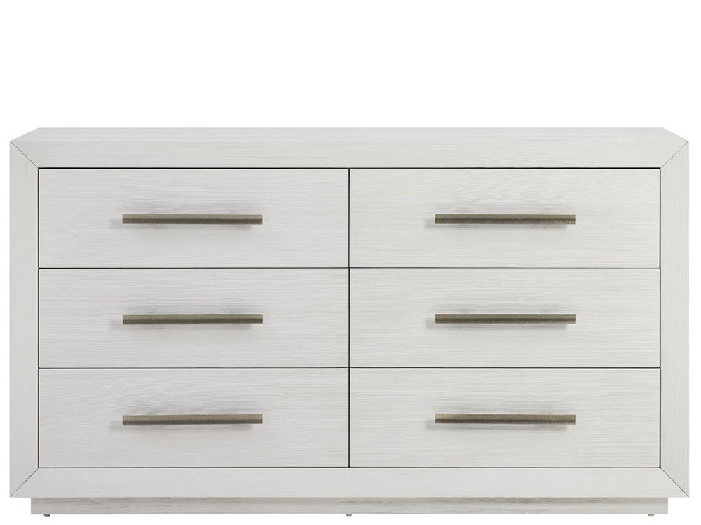 Universal Furniture Shoreline Dresser: Stylish 6-drawer Storage With Jewelry Trays And Sleek Bar Pulls For Your Home Shoreline White  U533a040-universal