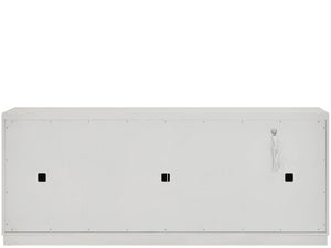 Universal Furniture Shoreline Credenza - Coastal-inspired Storage Solution With Louvered Doors For Dining Or Media Rooms Shoreline White  U533a677-universal