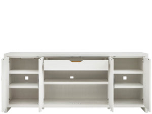 Universal Furniture Shoreline Credenza - Coastal-inspired Storage Solution With Louvered Doors For Dining Or Media Rooms Shoreline White  U533a968-universal