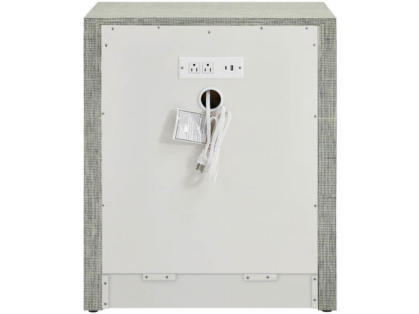 Universal Furniture Seascape Nightstand - Textured Grasscloth Design With Coastal Elegance And Convenient Storage Solutions Seascape Blue  U533b357-universal