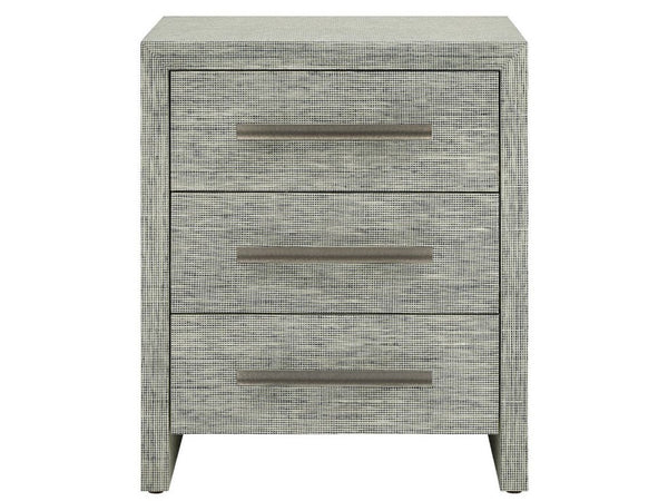 Universal Furniture Seascape Nightstand - Textured Grasscloth Design With Coastal Elegance And Convenient Storage Solutions Seascape Blue  U533b357-universal