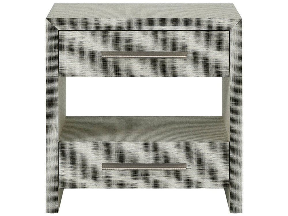 Universal Furniture Seascape Nightstand - Textured Grasscloth Design With Coastal Elegance And Convenient Storage Solutions Seascape Blue  U533b361-universal