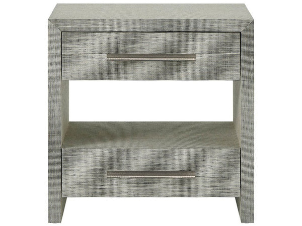 Universal Furniture Seascape Nightstand - Textured Grasscloth Design With Coastal Elegance And Convenient Storage Solutions Seascape Blue  U533b361-universal