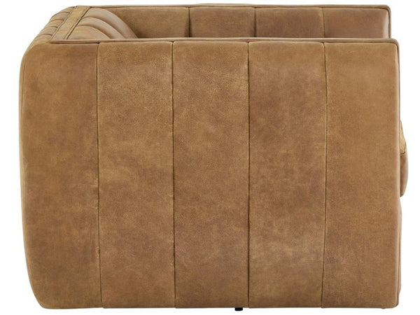 Universal Furniture Vesta Swivel Chair - Elegant Leather Comfort With Graceful Curves & Effortless Motion For Chic Spaces  100% Leather U537503-1771-2-universal