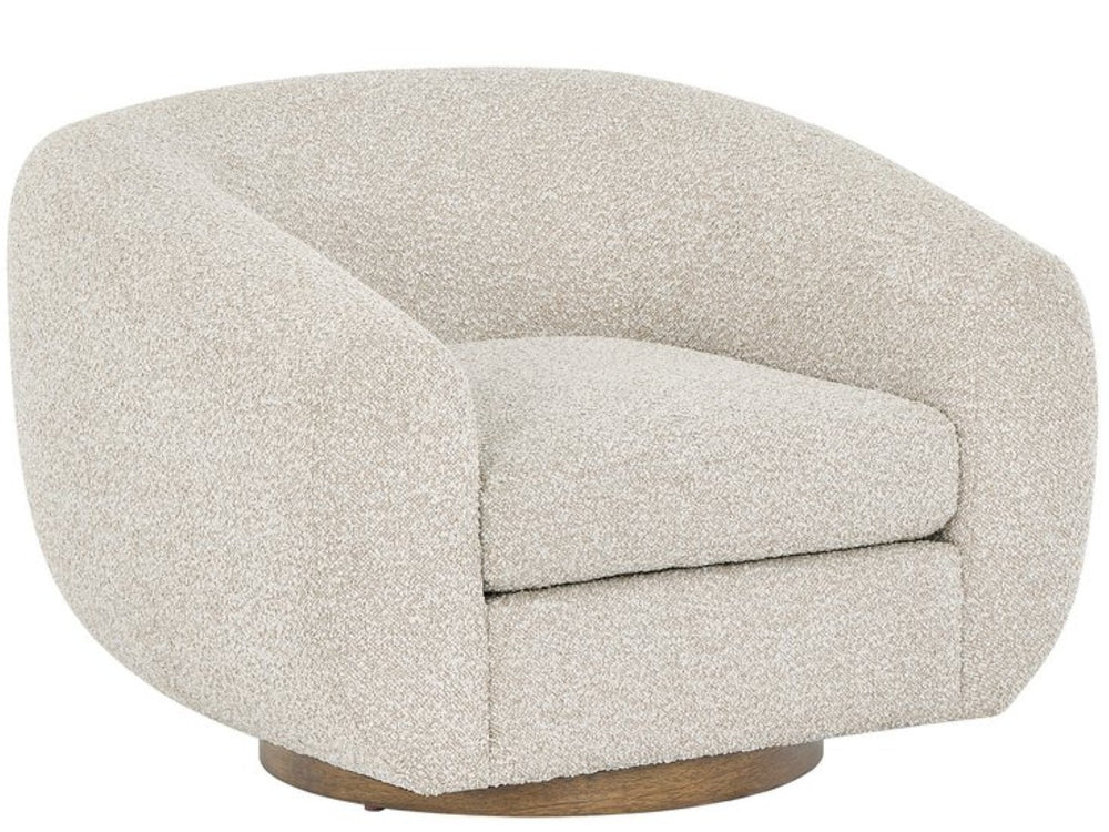 Universal Furniture Fitz Swivel Chair - Stylish Comfort With Deep Cushion & Smooth Swivel Base For Cozy Interiors  100% Polyester U539503-1831-1-universal