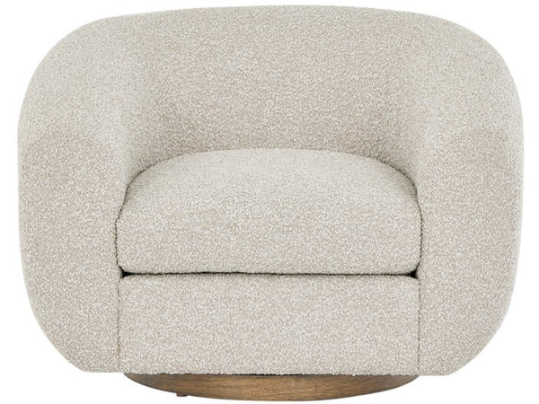 Universal Furniture Fitz Swivel Chair - Stylish Comfort With Deep Cushion & Smooth Swivel Base For Cozy Interiors  100% Polyester U539503-1831-1-universal