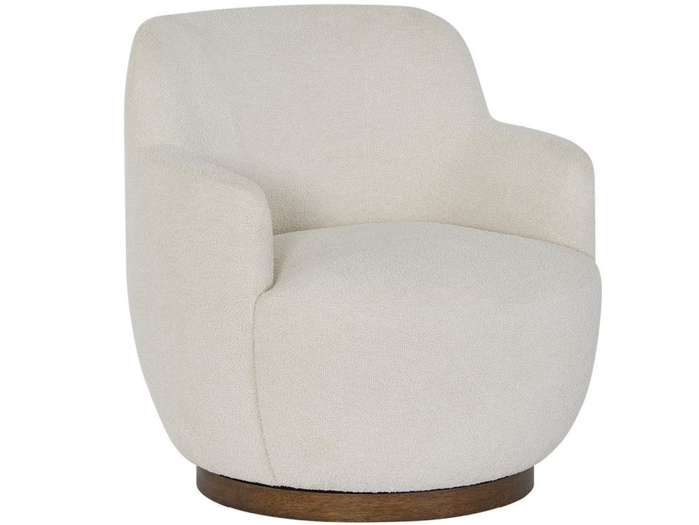 Universal Furniture Chloe Occasional Swivel Chair - Modern Elegance Meets Cozy Comfort In A Versatile Accent Design  100% Polyester U547503-1828-1-universal