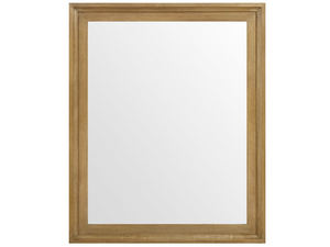 Universal Furniture Brindle Wood Frame Wall Mirror Dual Orientation Warm Toned Bedroom Entryway Accent U55004M