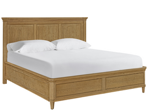 Universal Furniture Brindle Panel Bed with Footboard Drawers for Organized Bedroom Storage Solutions King U550220SB