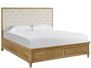 Universal Furniture Brindle Upholstered Storage Bed with Soft-close Footboard Drawers for Modern Bedrooms Queen U550310SB