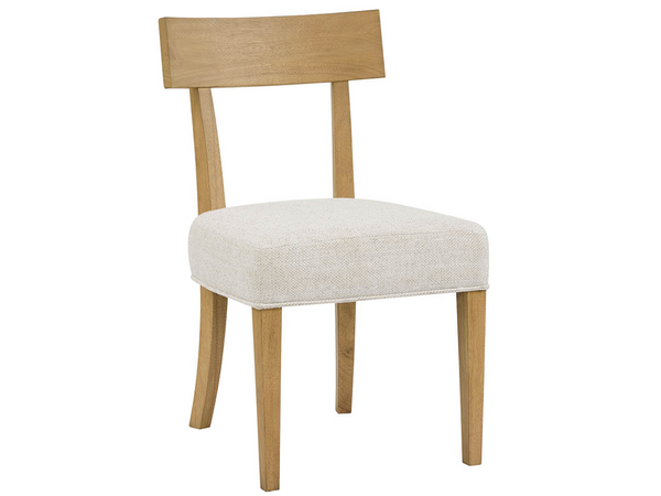 Universal Furniture Brindle Upholstered Dining Side Chairs Set of 2 Natural Fabric Classic Silhouette U550624P