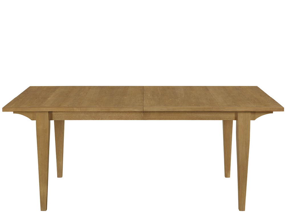 Universal Furniture Brindle Extendable Wood Dining Table Seats Ten Warm Grain Finish for Elegant Gatherings U550652