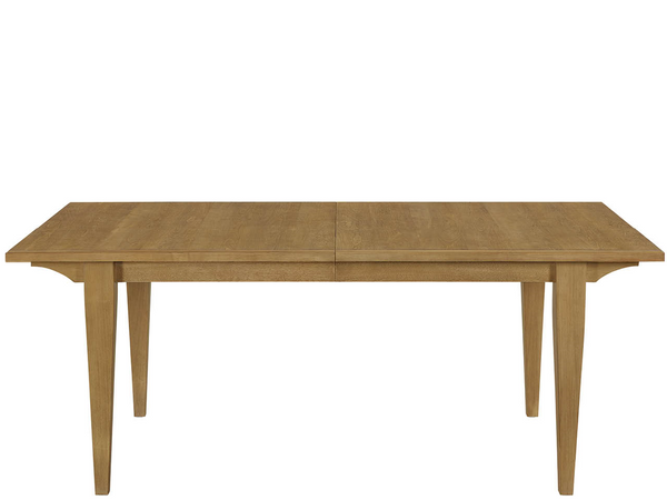 Universal Furniture Brindle Extendable Wood Dining Table Seats Ten Warm Grain Finish for Elegant Gatherings U550652