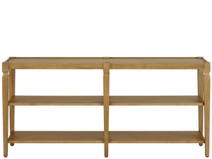 Universal Furniture Brindle Four Door Storage Console with Warm Toned Finish for Entryway or Living Room 2 Shelves U550816