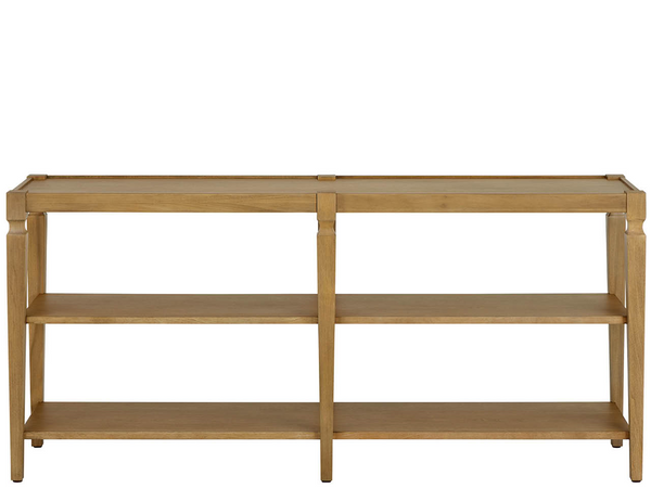 Universal Furniture Brindle Four Door Storage Console with Warm Toned Finish for Entryway or Living Room 2 Shelves U550816