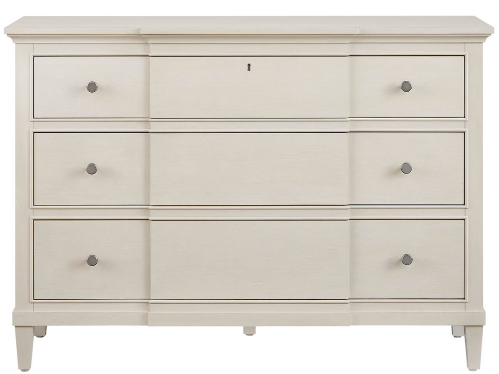 Universal Furniture Willow Finish Dresser with Cedar Lined Drawer and Soft Close Storage for Bedroom 3 Drawers U550A030