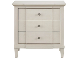 Universal Furniture Willow Three Drawer Nightstand with Built in Usb Charging and Soft Close Storage 3 Drawers U550A350