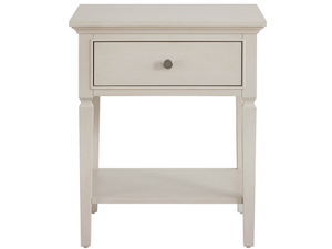 Universal Furniture Willow Three Drawer Nightstand with Built in Usb Charging and Soft Close Storage 1 Drawer U550A351