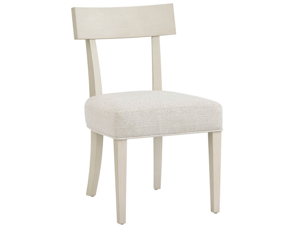 Universal Furniture Willow Side Chairs Set of Two Upholstered in Natural Fabric for Elegant Dining Rooms U550A624P
