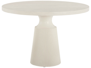 Universal Furniture Birchaven Round Pedestal Dining Table Warm Wood Tone Transitional Style Small Spaces U550A657