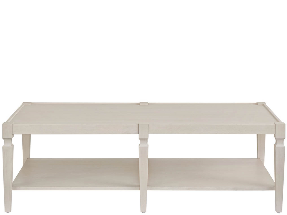 Universal Furniture Willow Cocktail Table with Open Shelf for Contemporary Living Room Decor U550A829