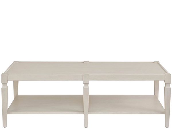 Universal Furniture Willow Cocktail Table with Open Shelf for Contemporary Living Room Decor U550A829
