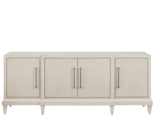 Universal Furniture Meadow Credenza with Willow Finish and Wallpaper Doors for Modern Living Spaces U550A966