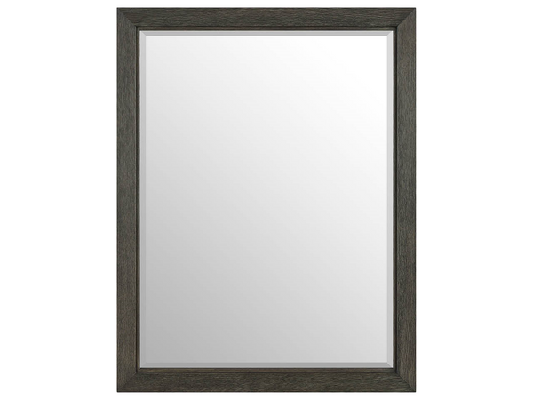 Universal Furniture Veil Oak Finish Wood Frame Wall Mirror for Bedroom Entryway or Hallway Decor U56004M