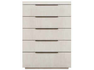 Universal Furniture Quartz Top Five Drawer Chest with Oak Veneer Finish for Modern Bedroom Storage U560A150