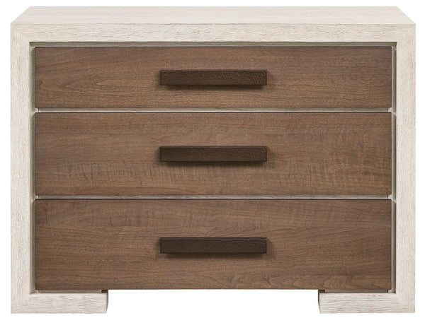 Universal Furniture Mist Oak Bachelors Chest with Walnut Drawer Fronts Built in Usb Charging Ports U560A360