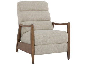 Universal Furniture Lucca Leather Recliner Chair with Smooth Mechanism for Modern Living Room Comfort Fabric: Mykal Sandstone; Leg Finish: New Brown 889 U568523-1875-1